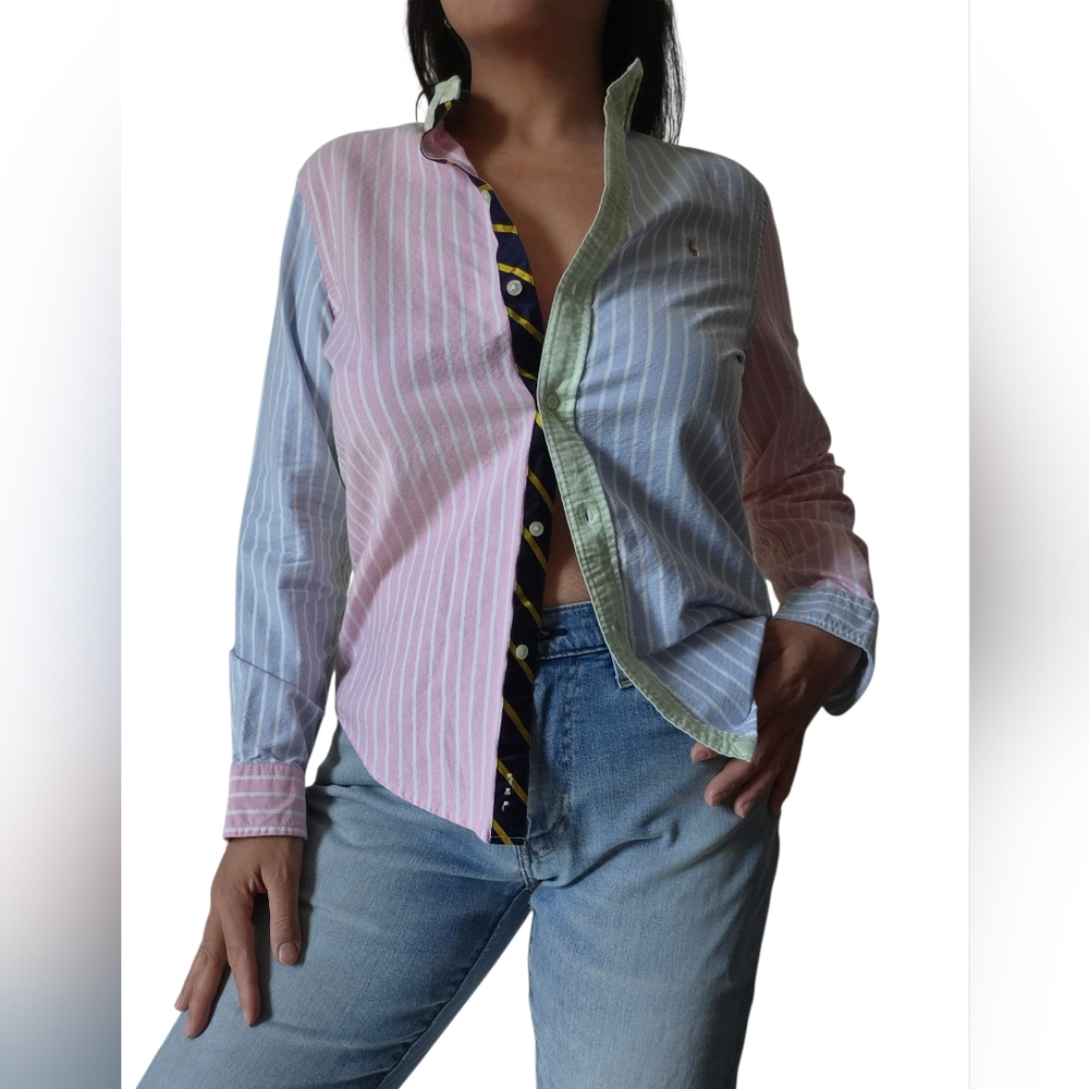Polo Ralph Lauren Pastel Striped Button Down Shirt